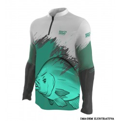 Camiseta de pesca - La maglia - Nelson Nakamura- Proteção UV 50