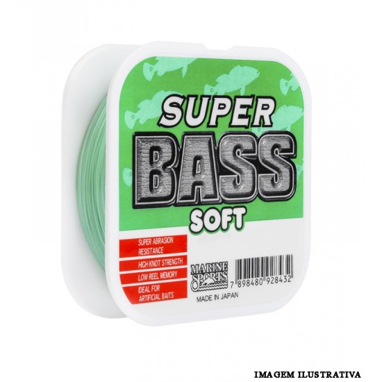 Linha Super Bass 0,37mm Green 250m - Marine Sports